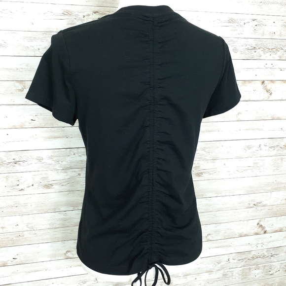 All In Motion Top XS Gathered Back Short Sleeve 82 - Picture 4 of 6